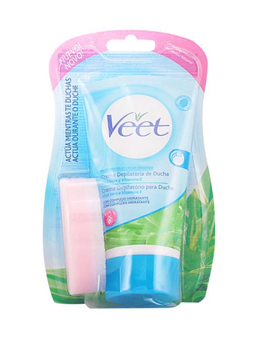 Veet - Crema Depilatoria Duche Piel Sensible 150 Ml