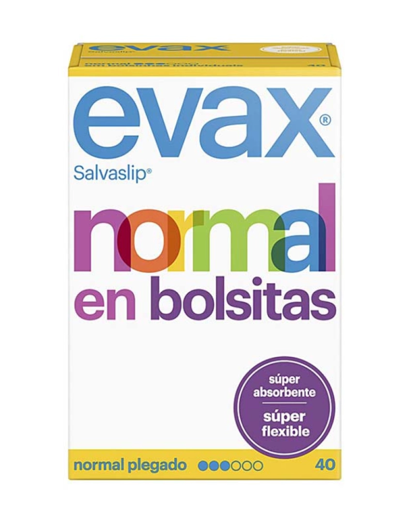 Evax - Pensos Normal em Bolsas Salva-Slip 40Uds