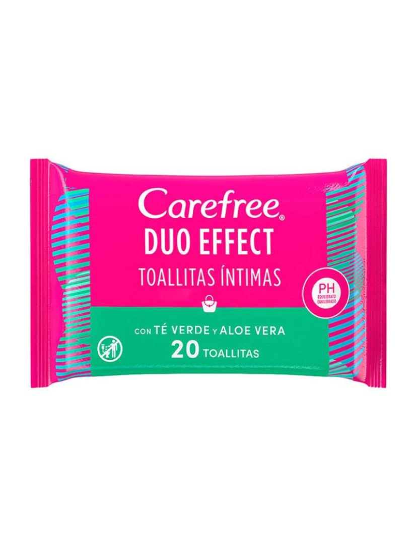 Carefree - Aloe Vera Intimate Toalhitas 20 U