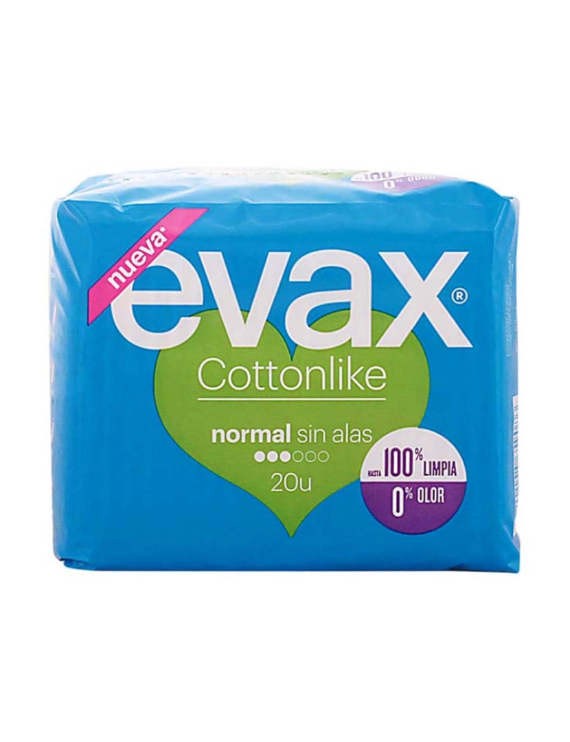 Evax - Pensos Normal Sem Alas Cottonlike 20Uds