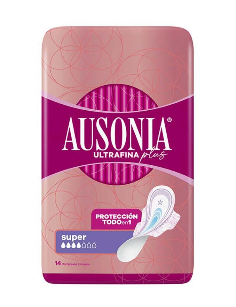 Ausonia - Ausonia Ultrafina Plus Pensos Super Alas 14 U