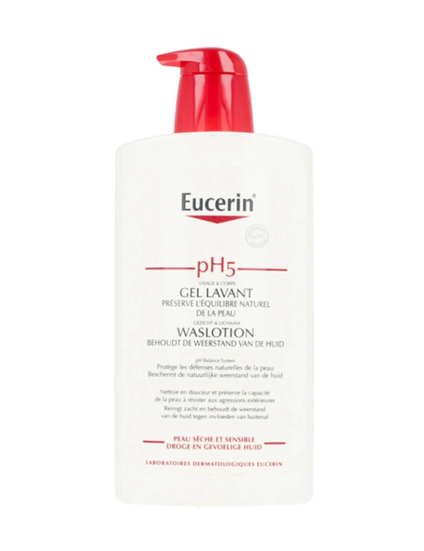 Eucerin - Eucerin Ph5 Gel Banho Doseador 1000 Ml