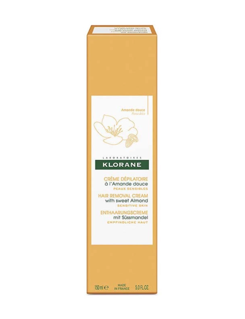 Klorane - Creme Depilatório Amêndoas Doces Klorane 150 Ml