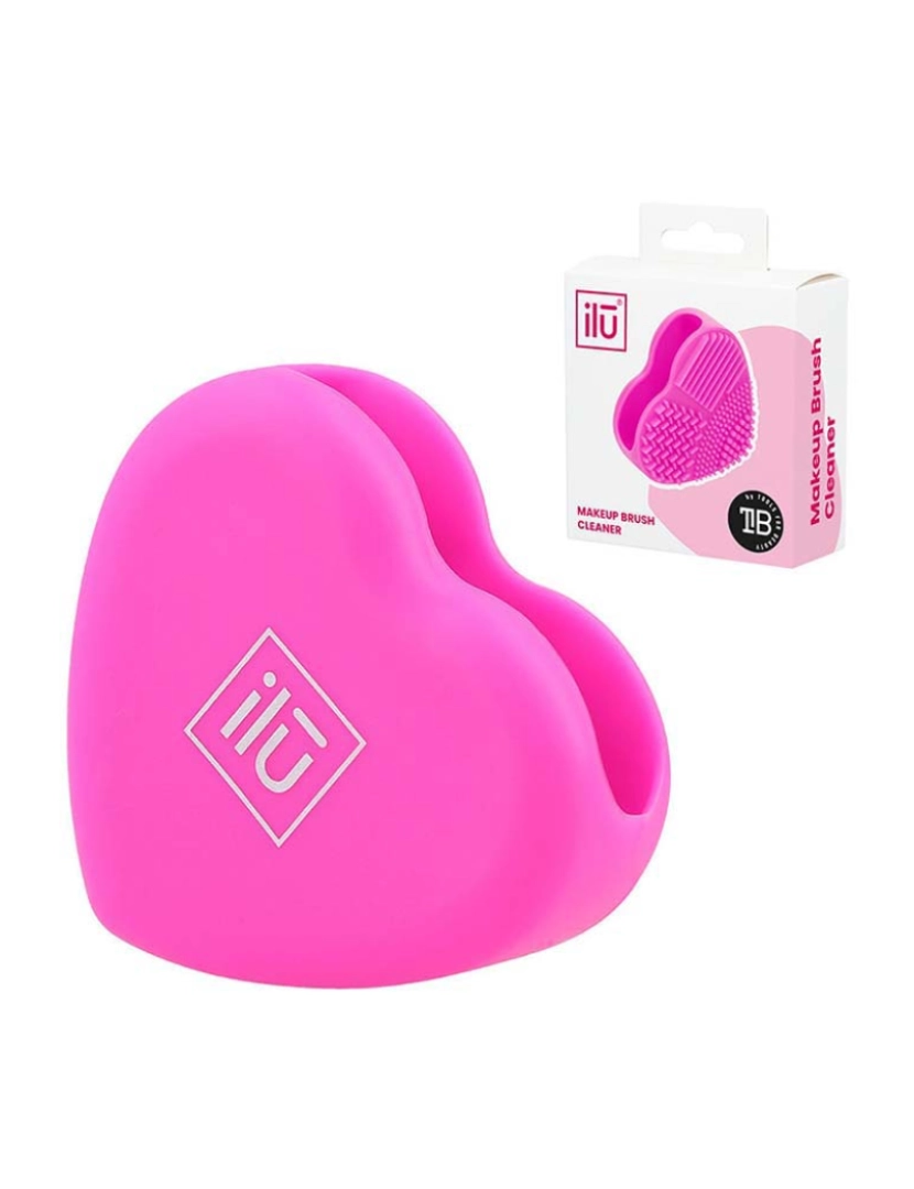 Ilu - Brush Cleaner #Pink 1 U