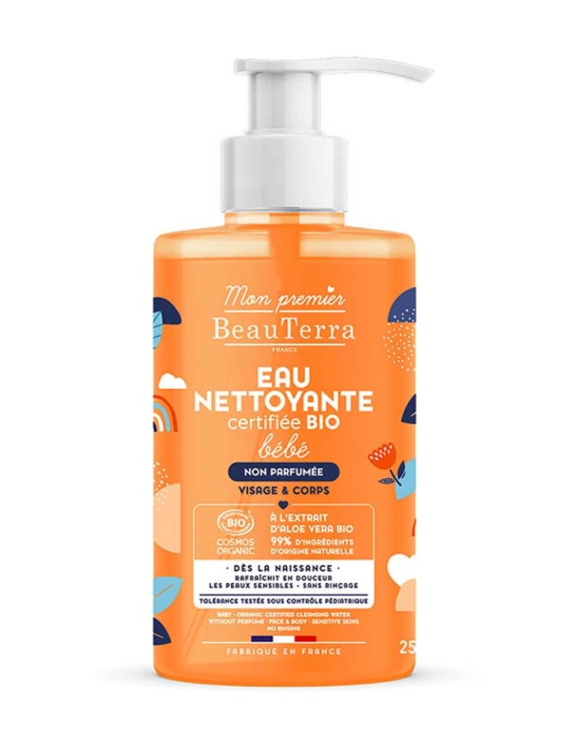 Beauterra - Bio Bebé Agua Limpezaa Sem Perfume 750 Ml