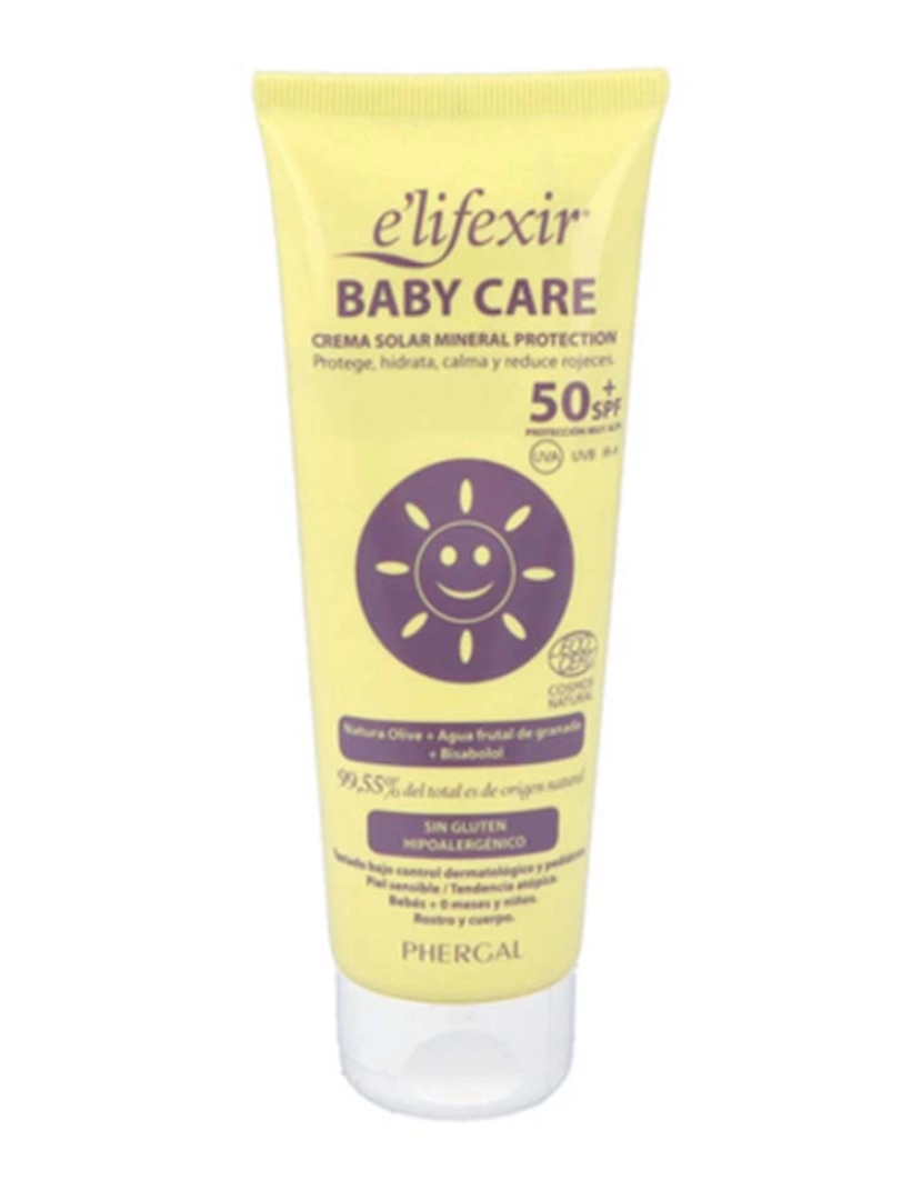 E'Lifexir - Protetor Solar Com Proteção Mineral Fps 50+ - Cuidados Com O Bebê  100 Ml