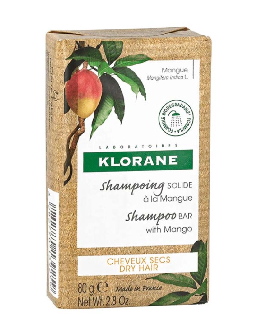 Klorane - Champô Sólido com Manga 80 gr