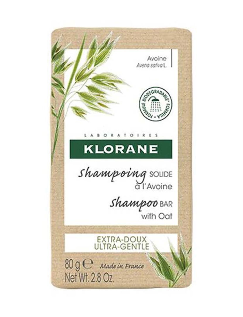 Klorane - A La Leche De Avena Champú Sólido 80 Gr