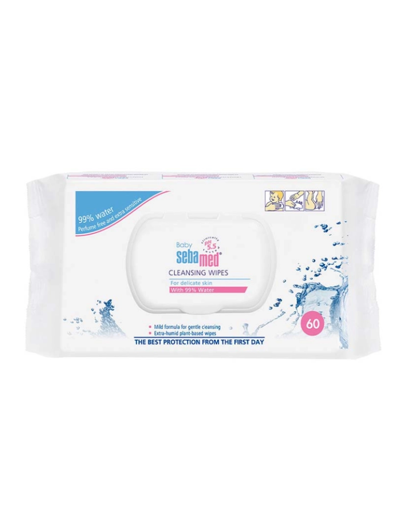 Sebamed - Toalhitas para Bebés 60 U