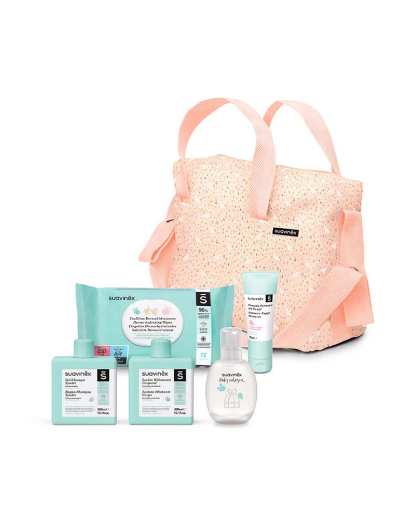 Suavinex - Bolsa de Cosméticos para Bebês #Coral Lote 6 Pz