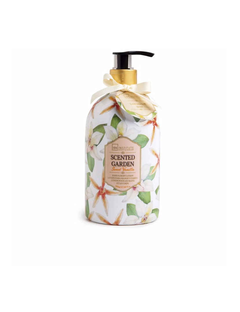 IDC Institute - Loção Hidratante Corpo e Mãos Scented Garden Baunilha Doce 500Ml