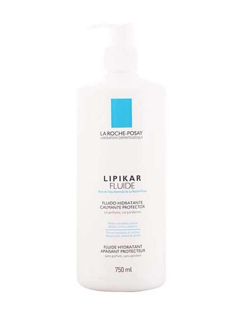 La Roche Posay  - Fluido Hidratante Lipikar 750Ml