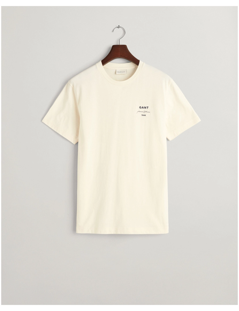 Gant - T-Shirt Script Homem 4XL