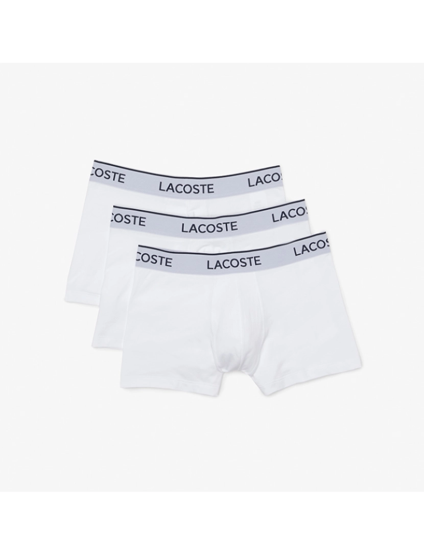 Lacoste - Pack 3 Boxers De Homem Branco