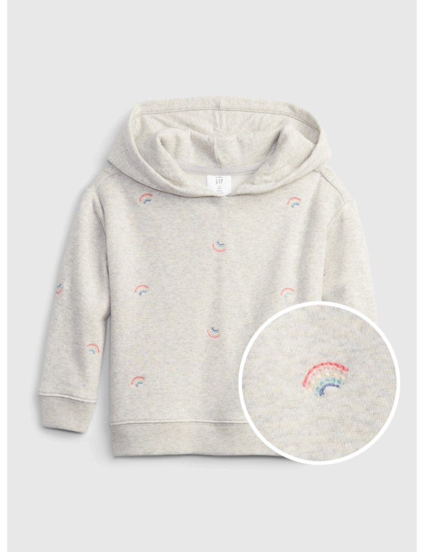 GAP - Sweatshirt com Capuz Bebé Multicor