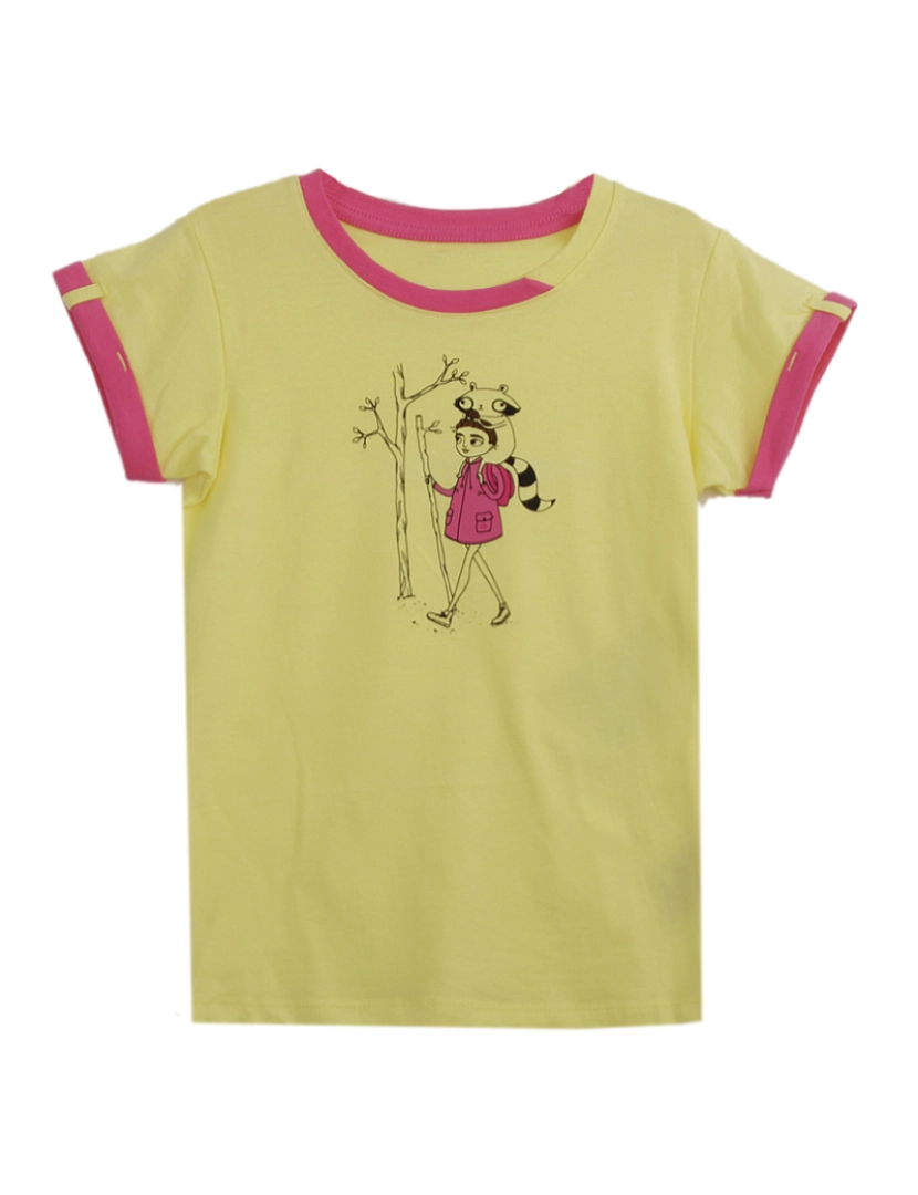 Columbia - T-Shirt Menina Lost Trail Amarelo 