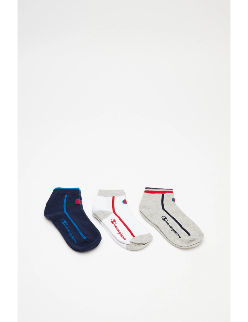 Champion - Pack 3 pares de meias Bebé Multicor