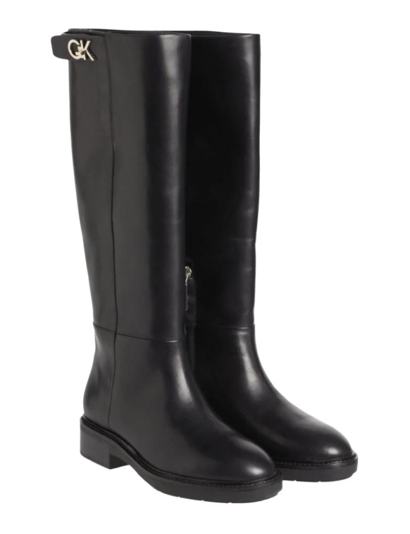 imagem de Calvin Klein Preto Botas Calçados Femininos3