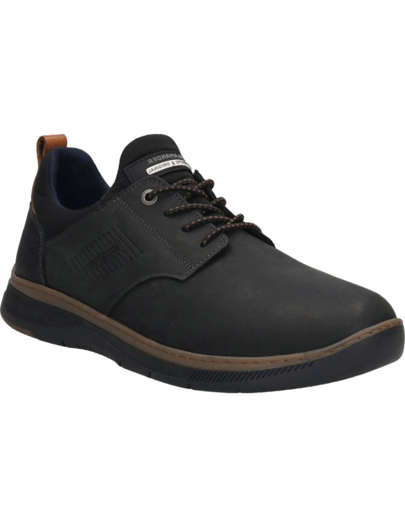 Salamander - Salamander Preto Trainers Calçados Masculinos