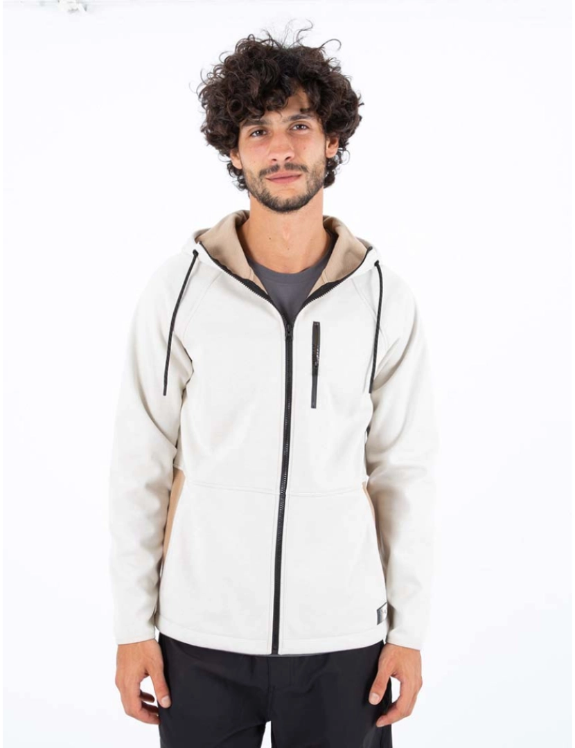 Hurley - Hoodie Homem Wilder Heat+ Full Zip Hood Bone 