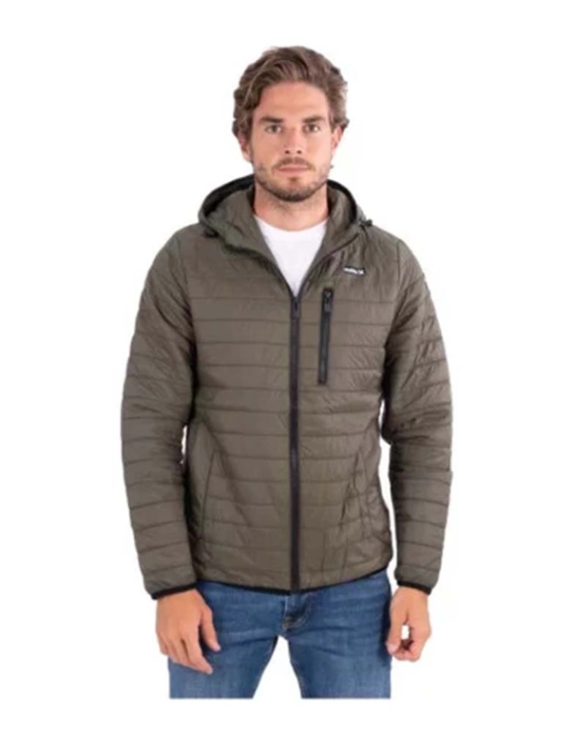 Hurley - Casaco Homem M Balsam Quilted Packable Jacket Peat Moss 