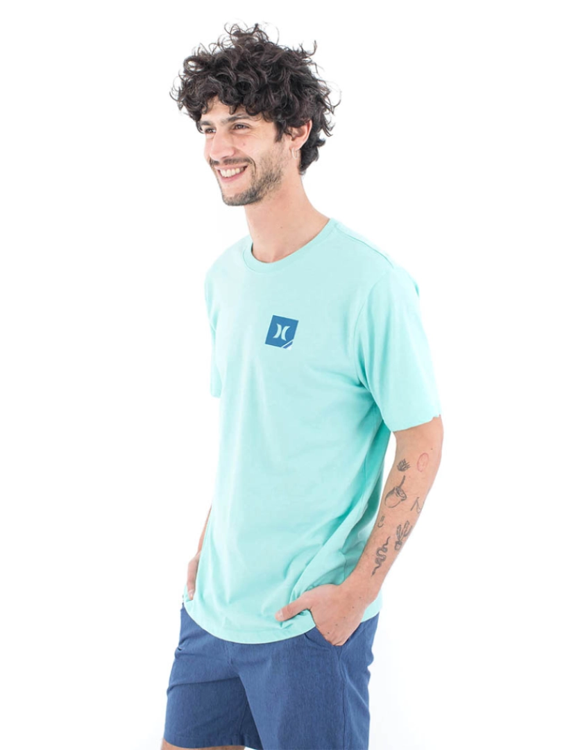 Hurley - T-Shirt EVD Corner Manga Curta Homem