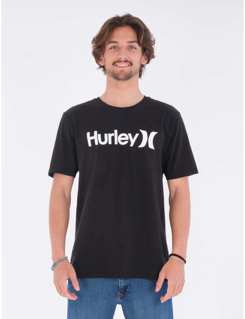 Hurley - T-Shirt Homem Evd Wsh Oao Solid Preto 