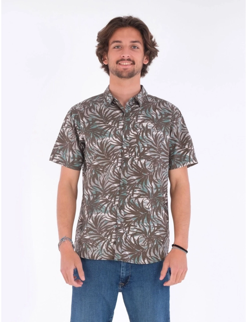 Hurley - Camisa M. Curta Homem Org Wedge Verde  