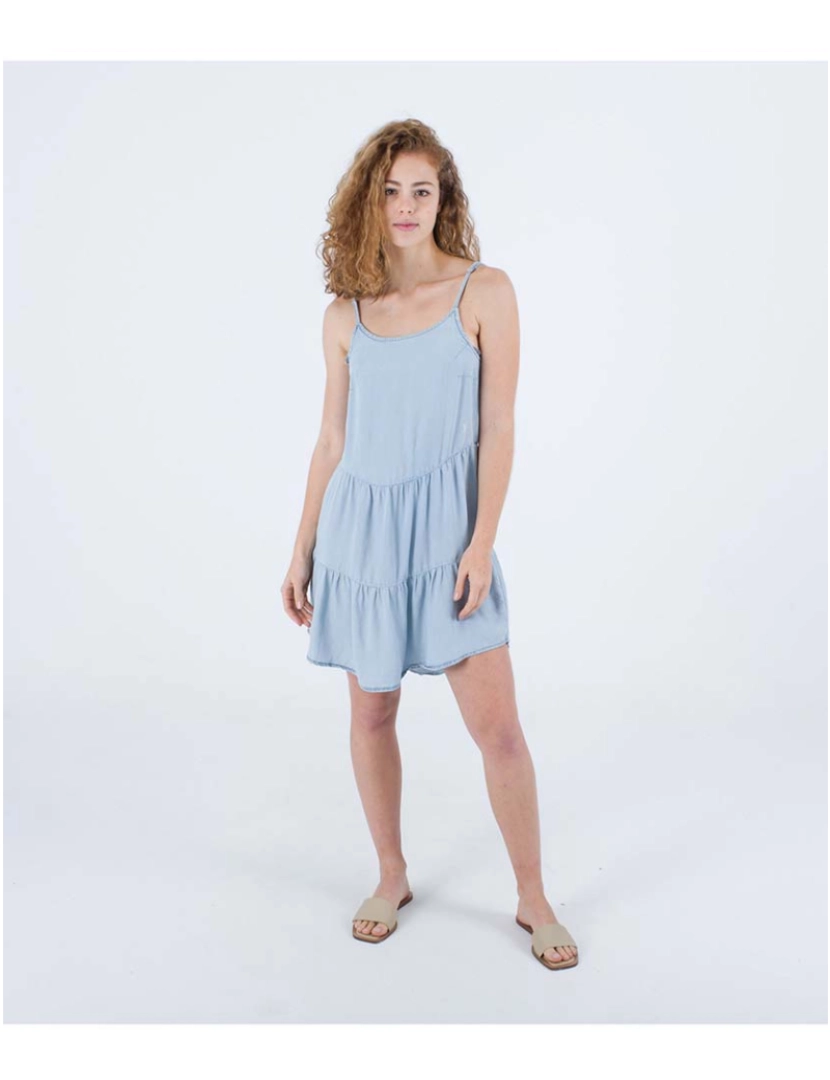 Hurley - Vestido Senhora W Oceancare Mini Denim Claro 