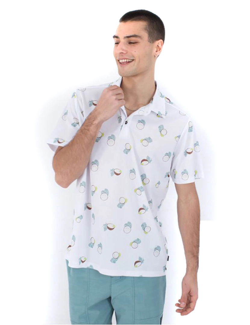 Hurley - Polo H2O-Dri Ace Fiesta Mesh Manga Curta Homem