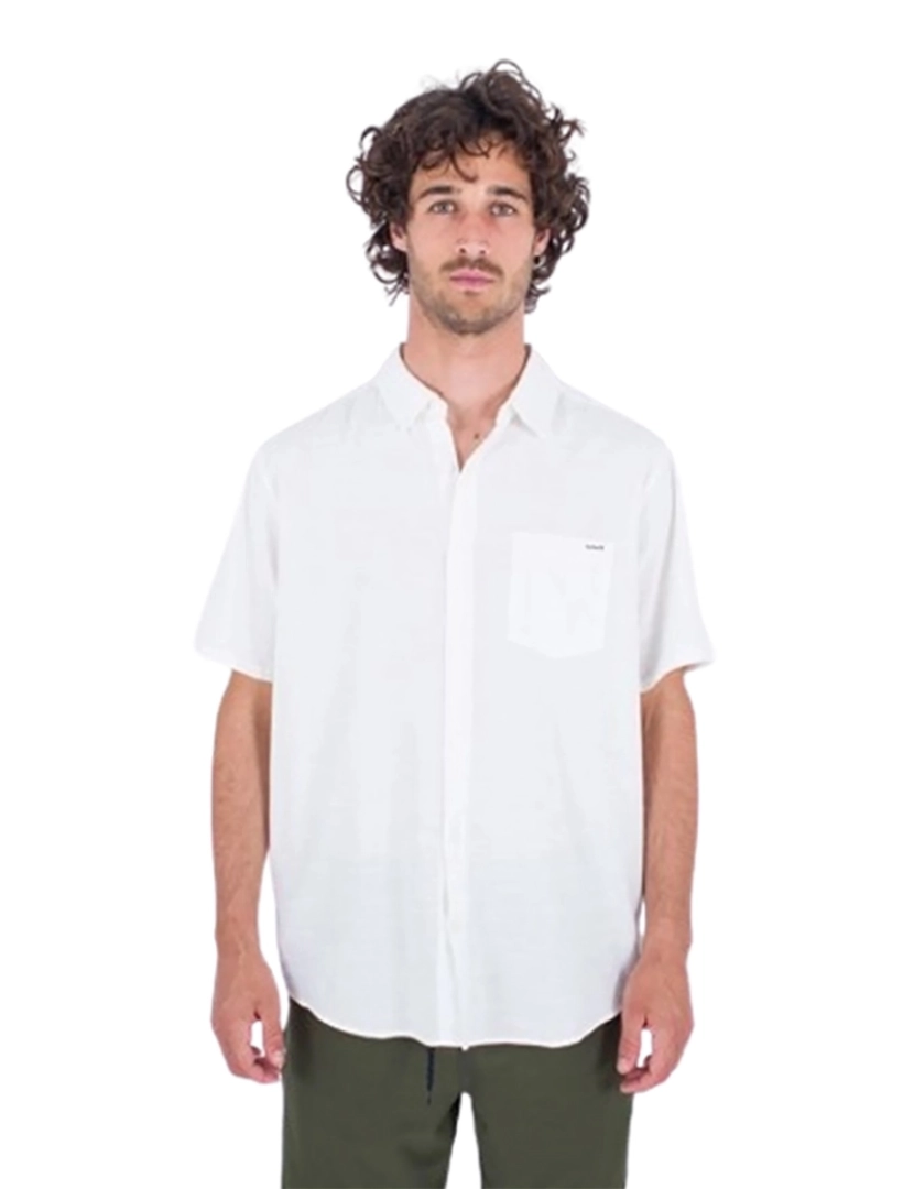 Hurley - Camisa Stretch O&O Manga Curta Homem