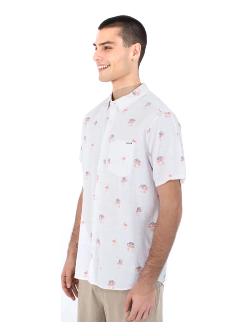 Hurley - Camisa Stretch One and Only Manga Curta Homem