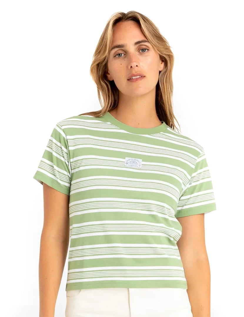 Hurley - T-Shirt com Risca Signature Senhora