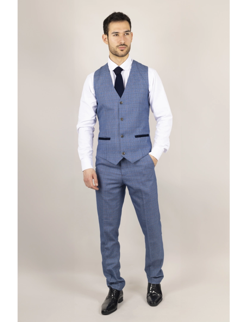 imagem de Earl Checked Waistcoat2