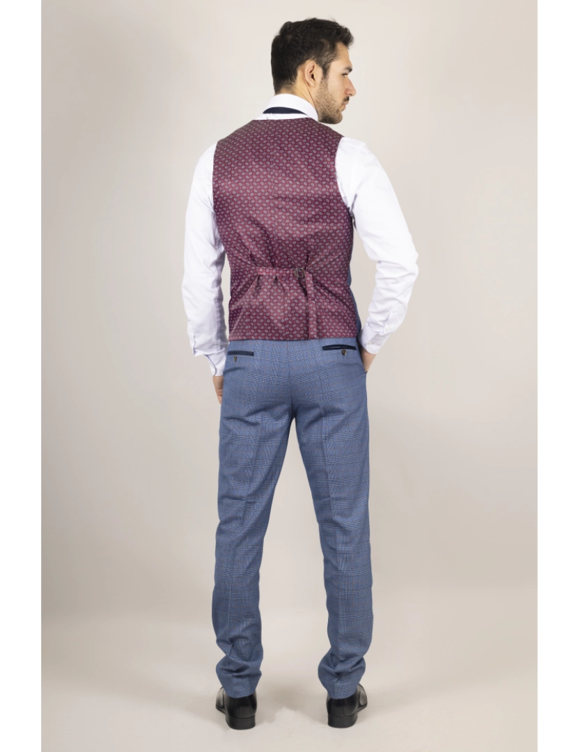 imagem de Earl Checked Waistcoat3