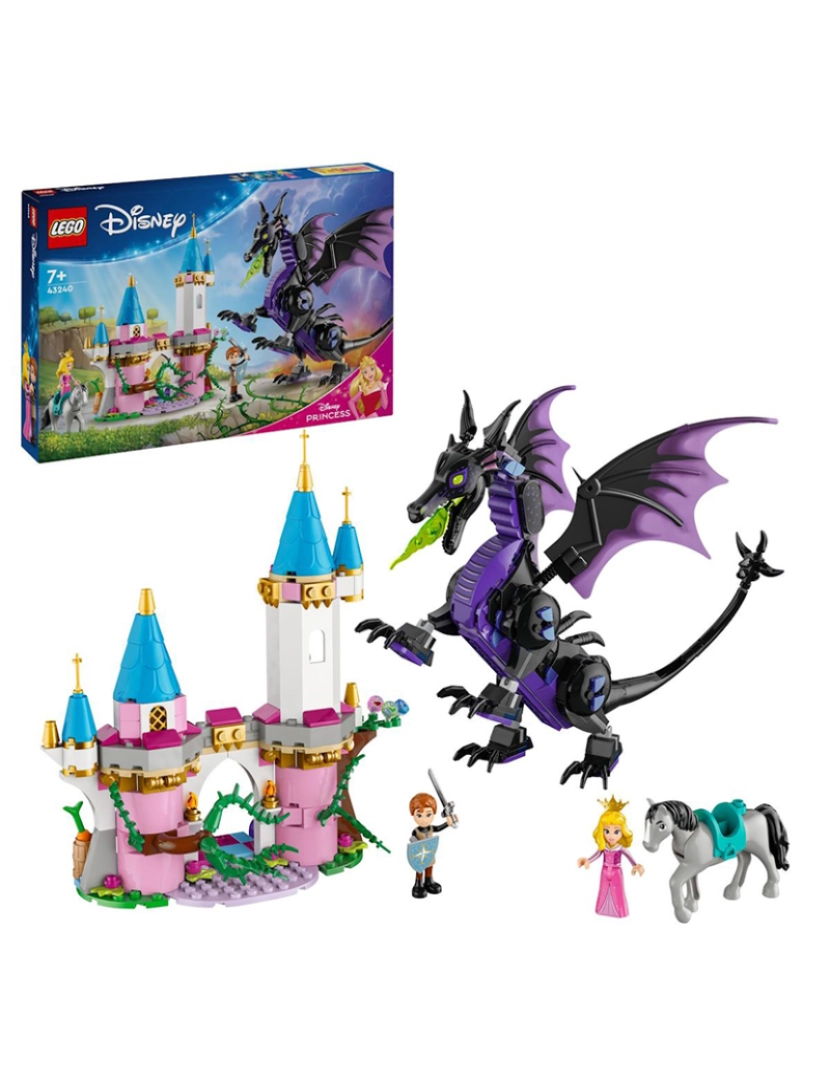 Lego - LEGO PRINCESS MALÉFICA EM FORMA DE DRAGÃO 43240