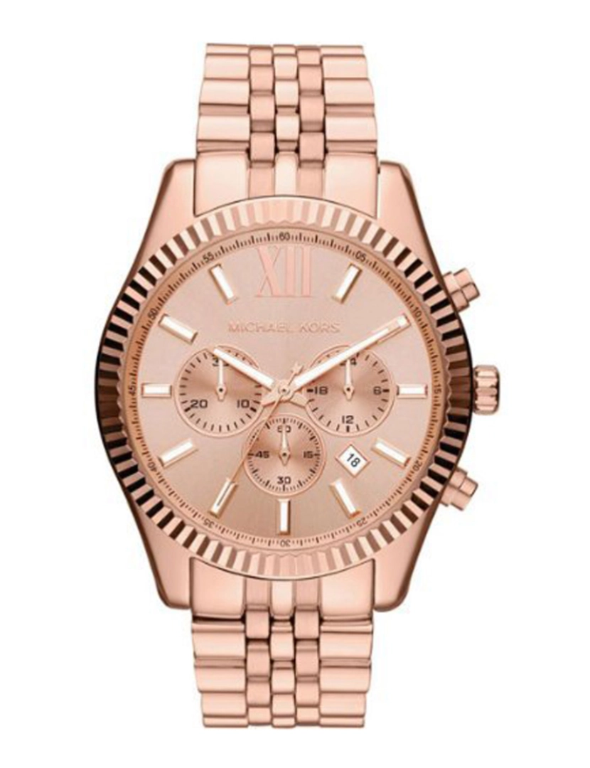 Michael Kors - Relógio Cronógrafo Mini Lexington  Senhora Rosa Dourado