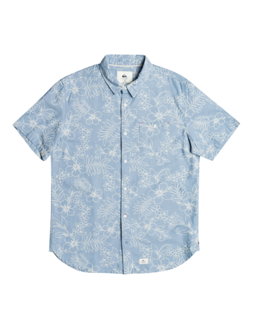 Quiksilver - Camisa Homem Elsdon Emea Azul