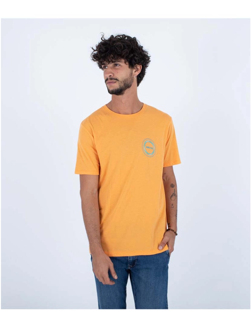 Hurley - T-shirt Homem Evd Whirlpool Nectarine L