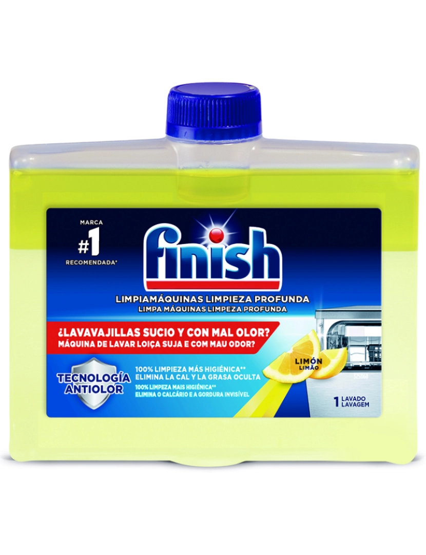 Finish - Limpa Máquinas Limão Finish 250 ml