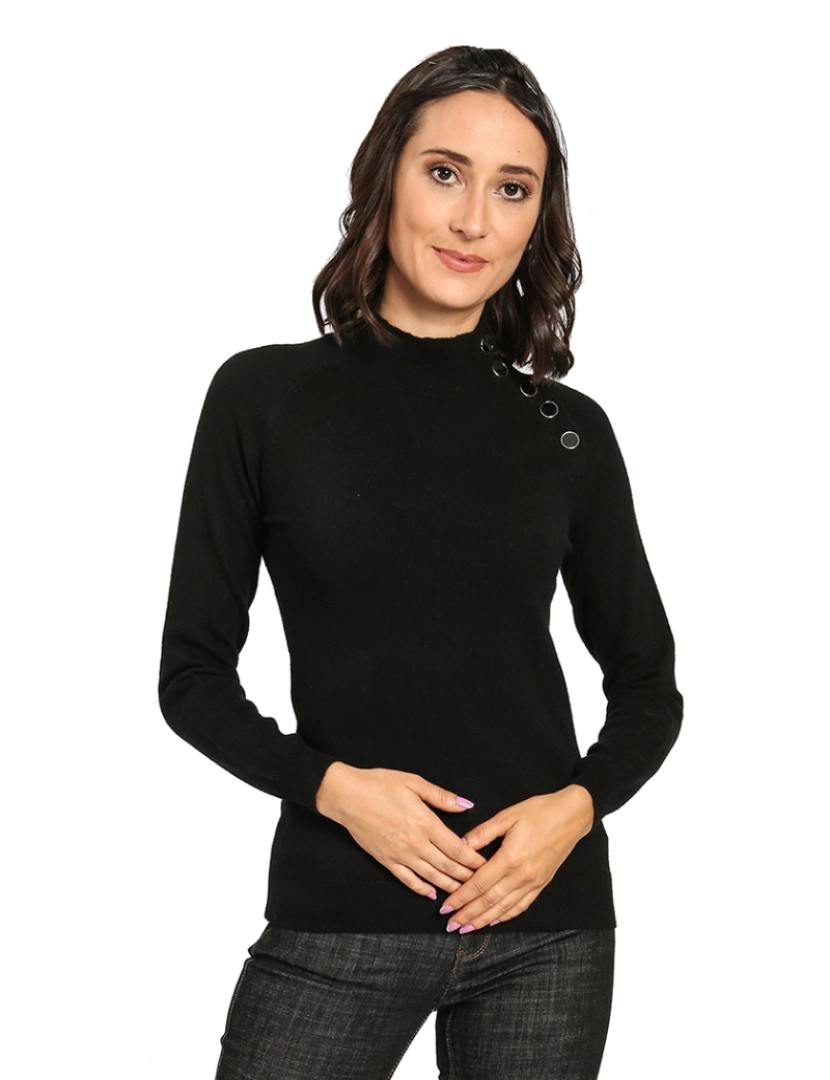 C&Jo - Sweatshirt Senhora Preto