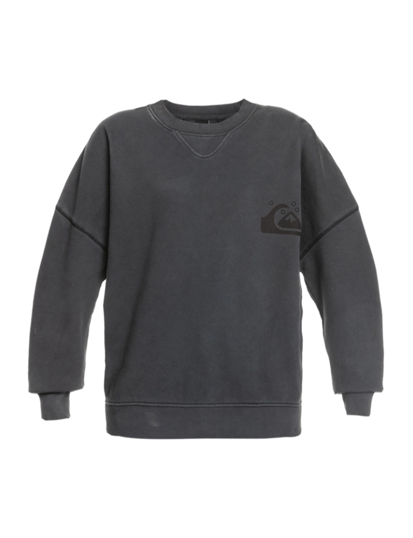 Quiksilver - Sweatshirt Senhora Oversized Crew Preto