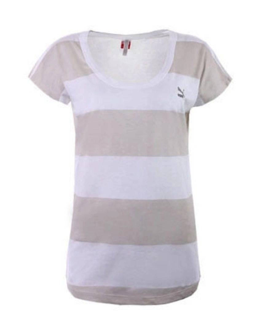 Puma - T-shirt Puma Beije e Branca