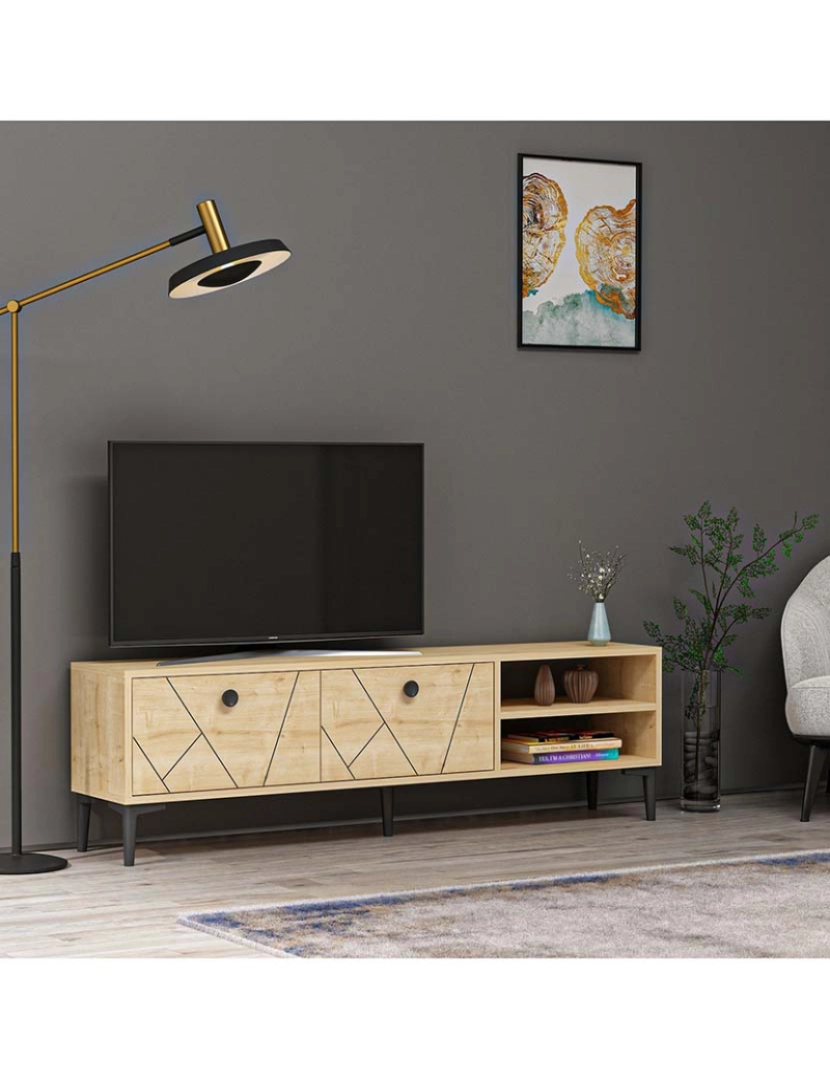 ASR - Móvel Tv Sapphire Oak