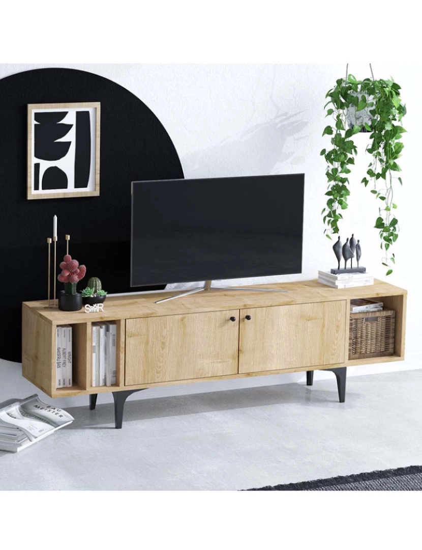 ASR - Móvel Tv Ankaa Sapphire Oak