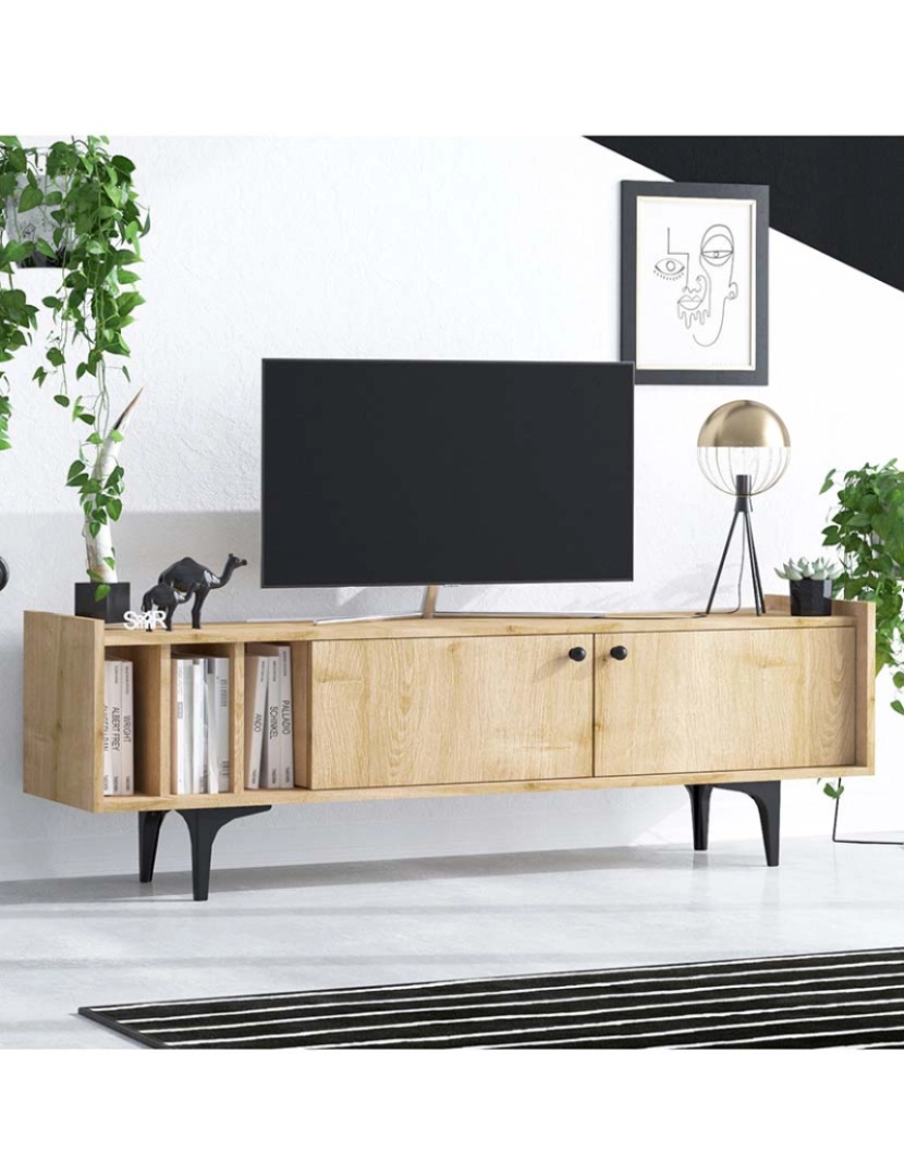 ASR - Móvel Tv Sapphire Oak