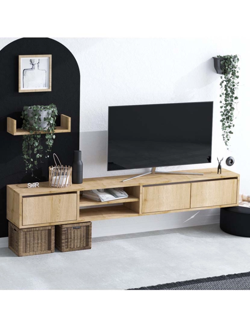 ASR - Móvel Tv Sapphire Oak