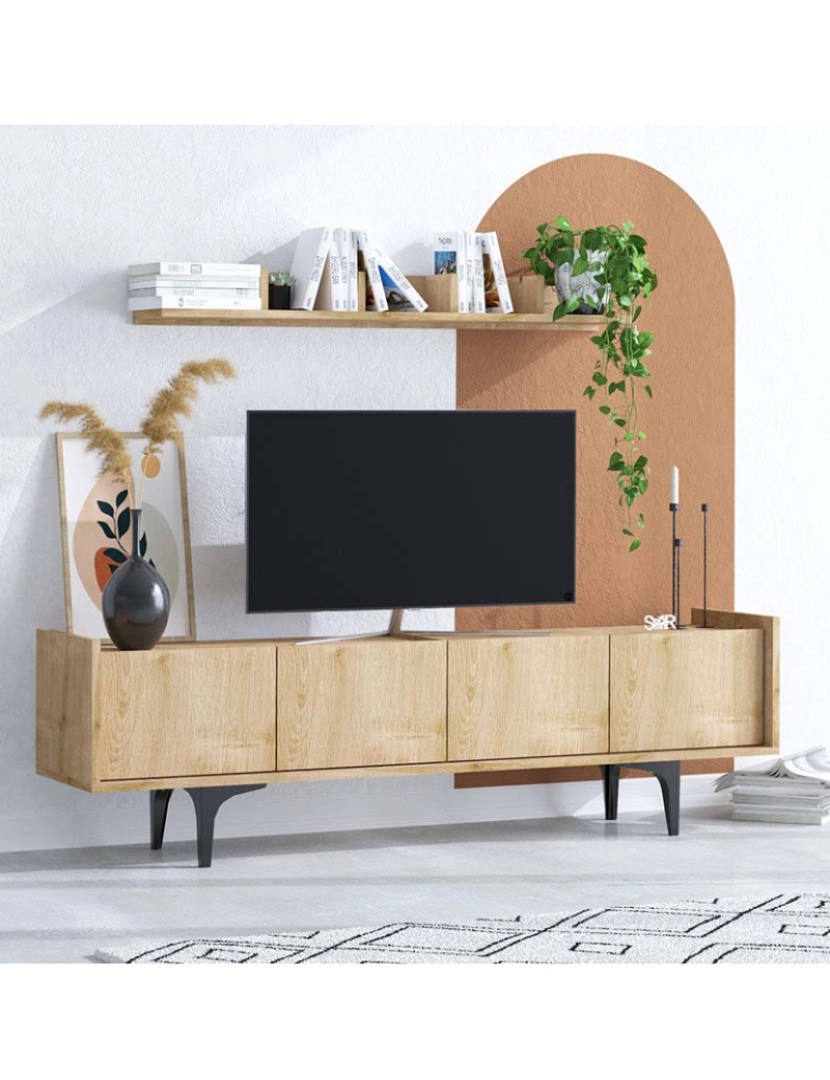 ASR - Móvel Tv Sapphire Oak