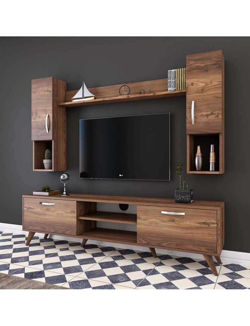 ASR - Móvel Tv Walnut