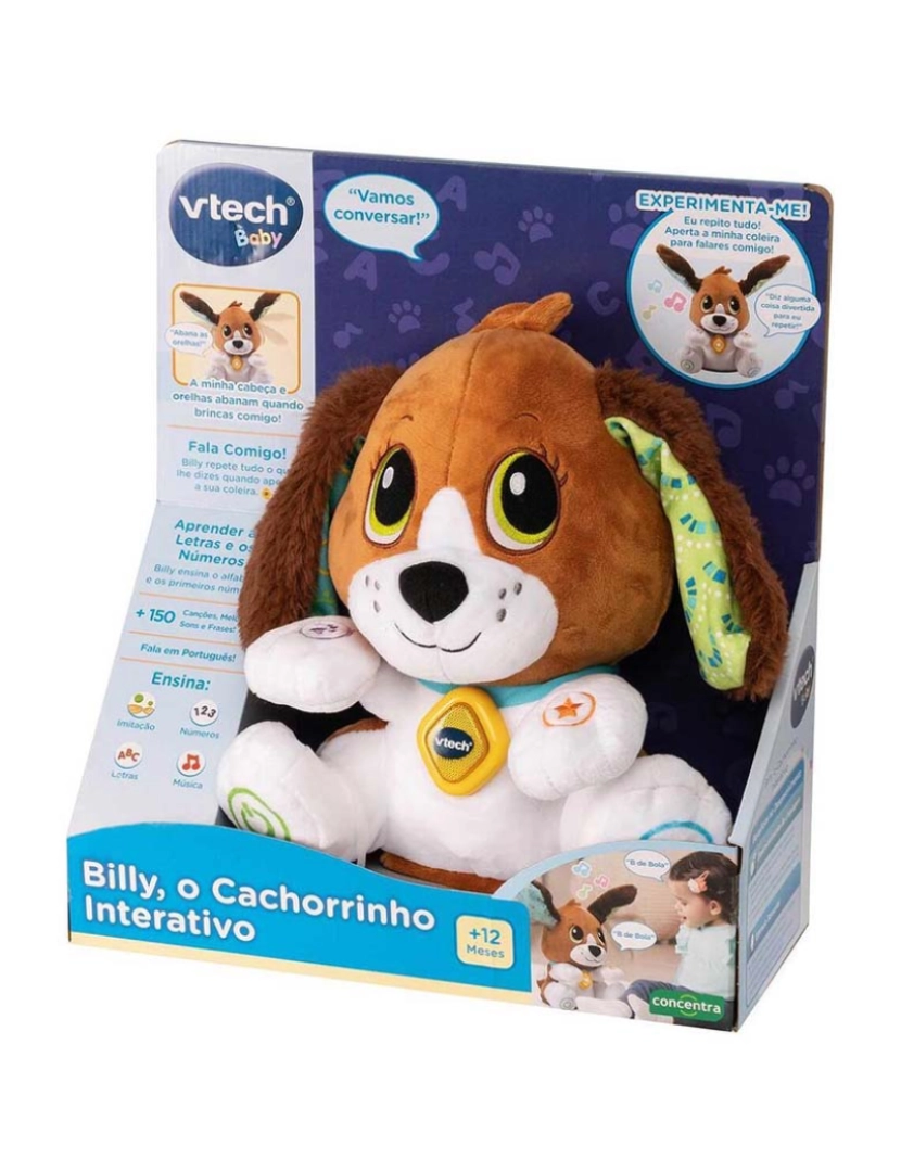 Vtech - VTECH BABY BILLY O CACHORRINHO INTERATIVO 122090